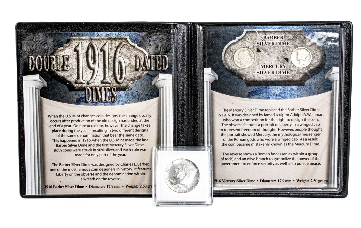 1916 Dimes & 1968 Kennedy Half