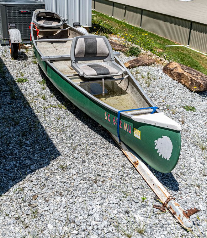 16' Chief Canoe on Trailer