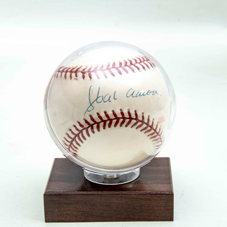 Hank Aaron Autographed National League Baseball