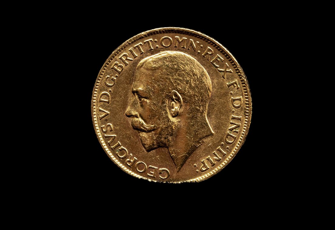 1912 Gold Sovereign - King George V - London