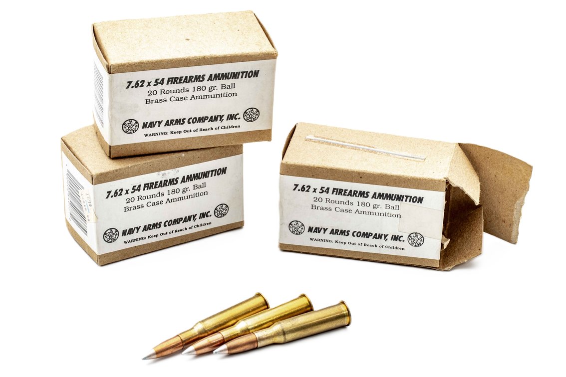 7.62 x 54 Ammo- Navy Arms- Approx. 60 Rnds