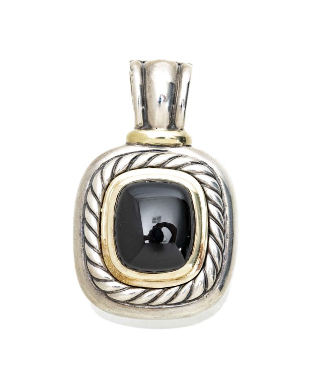 David Yurman Sterling/14K Albion Pendant- 26 G