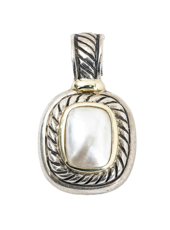 David Yurman Ster./14K Pearl Pendant- 10.8 G