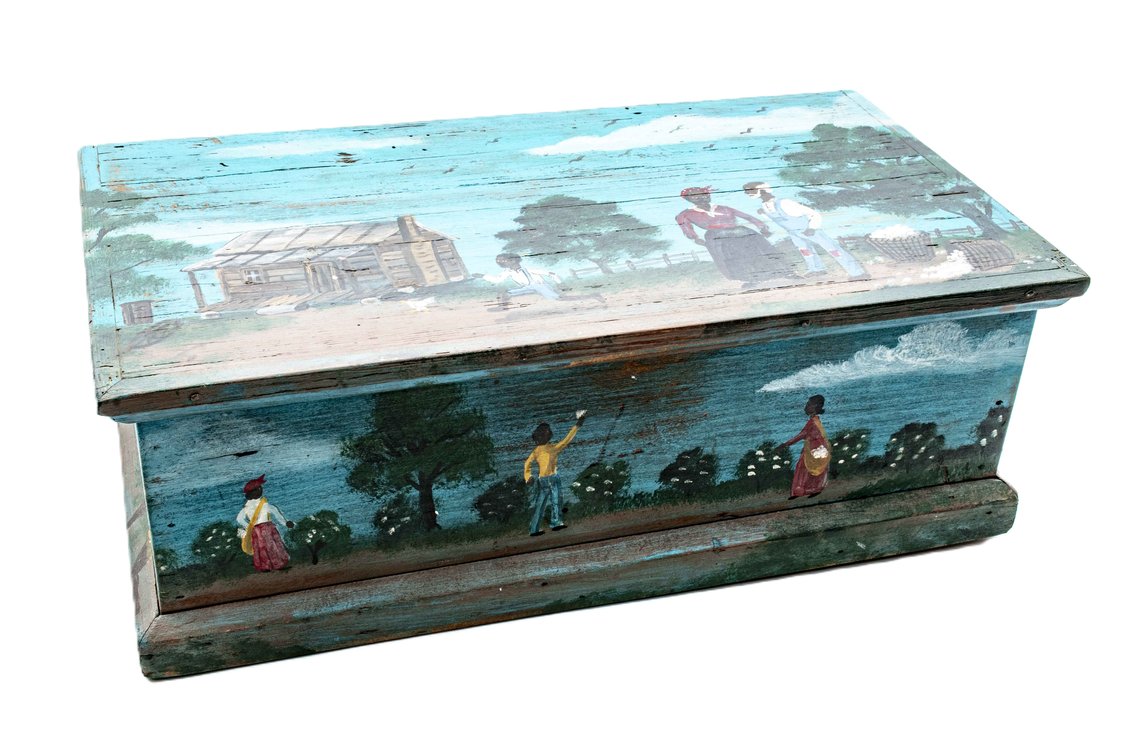 Richard Roebuck Painted Small Chest