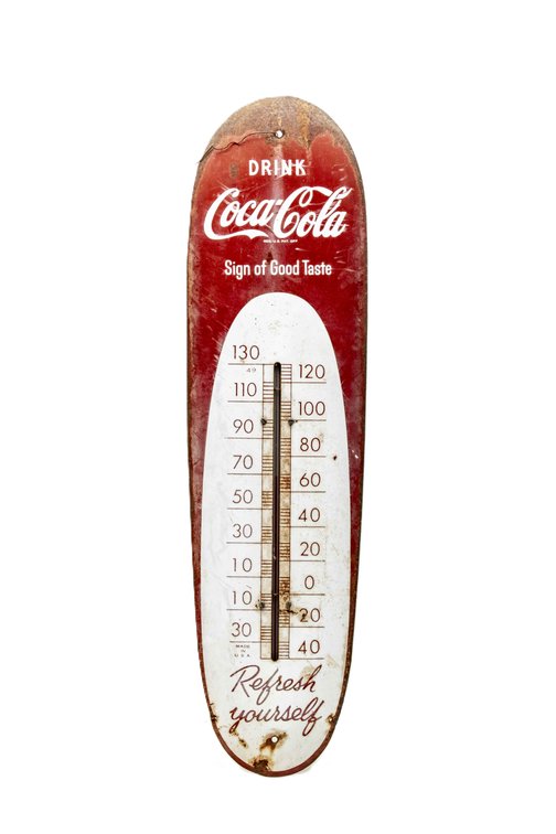 Coca-Cola 1950s Advertising Thermometer