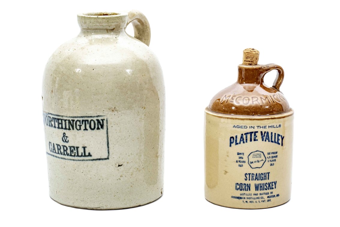 Two (2) Vintage Stoneware Jugs