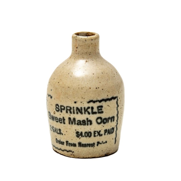 Antique Mini Sprinkle Sweet Mash Corn Jug