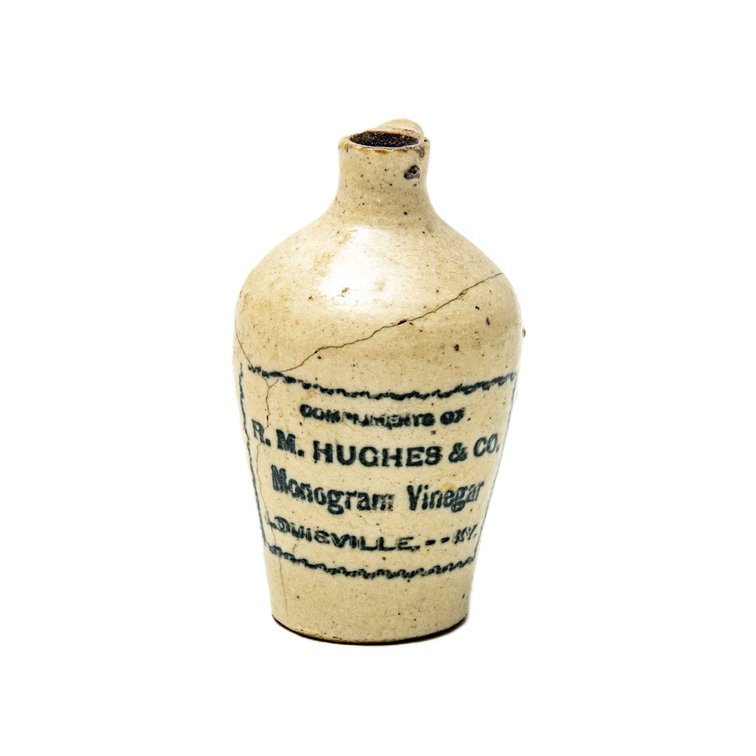 Antique R.M. Hughes Monogram Vinegar Jug