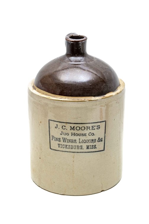 Antique J.C. Moore Jug House Co Stoneware Jug