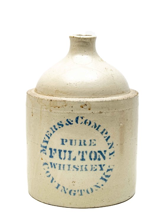 Antique One Gallon Myers & Company Stoneware Jug