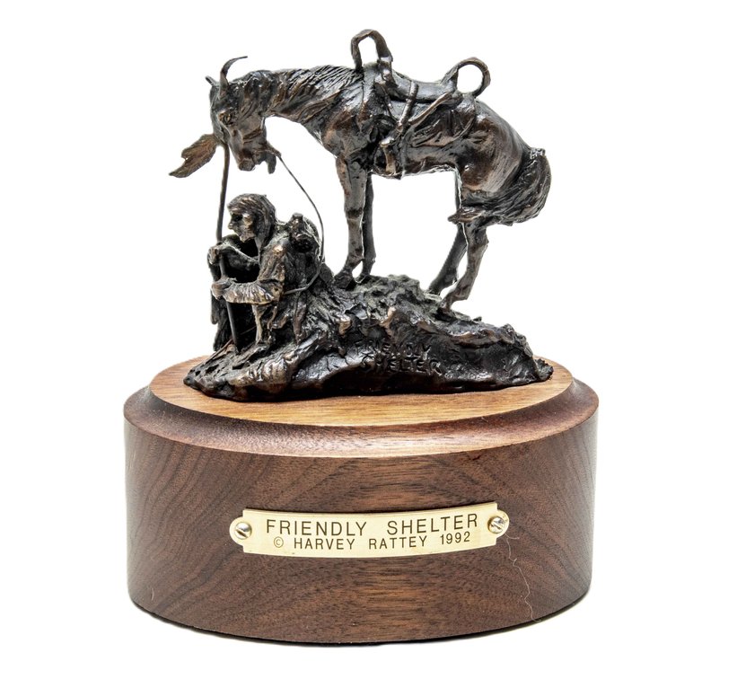 Vintage LE Bronze Sculpture by Harvey Rattey
