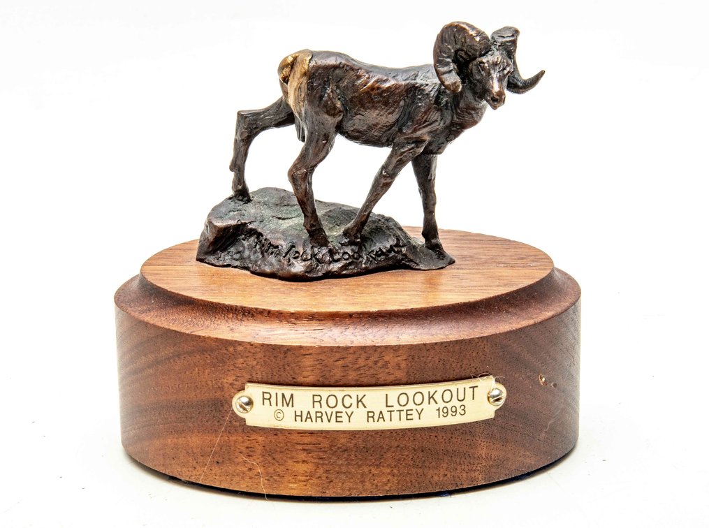 Vintage LE Bronze Sculpture by Harvey Rattey 1993