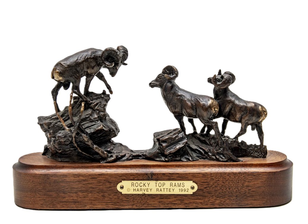 Vintage LE Bronze Sculpture by Harvey Rattey 1992