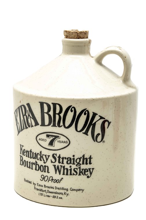 Vintage Ezra Brooks 1977 Whiskey Jug