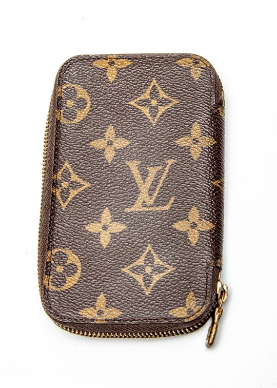 Louis Vuitton Vintage Monogram Zippered Key Holder