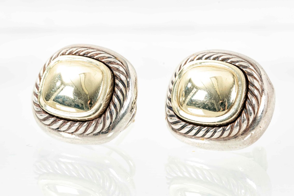 D. Yurman- Gold Albion Cable Earrings- 20.3 G