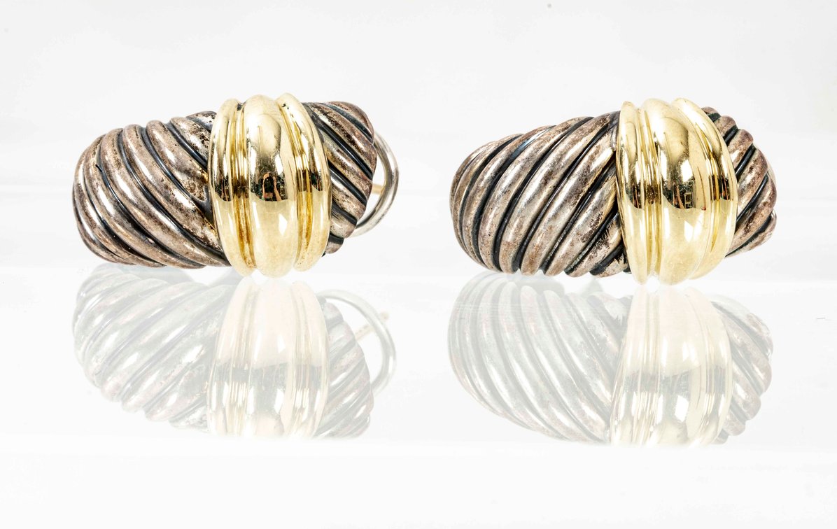 D. Yurman- Thoroughbred Shrimp Earrings- 17.1 G