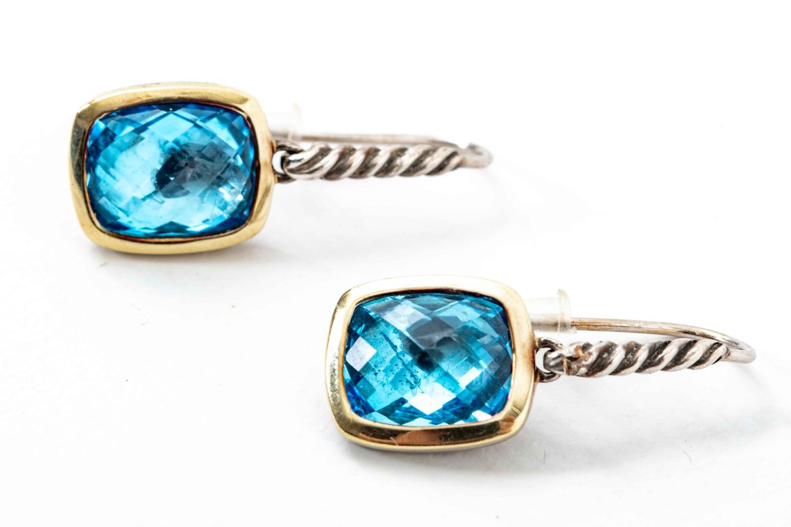 D. Yurman- B. Topaz Noblesse Earrings- 5.4 G