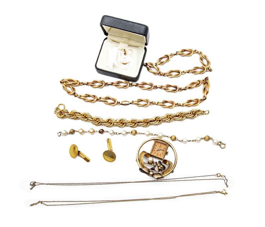 Gold Filled Vintage & Modern Jewelry- 117.8 G