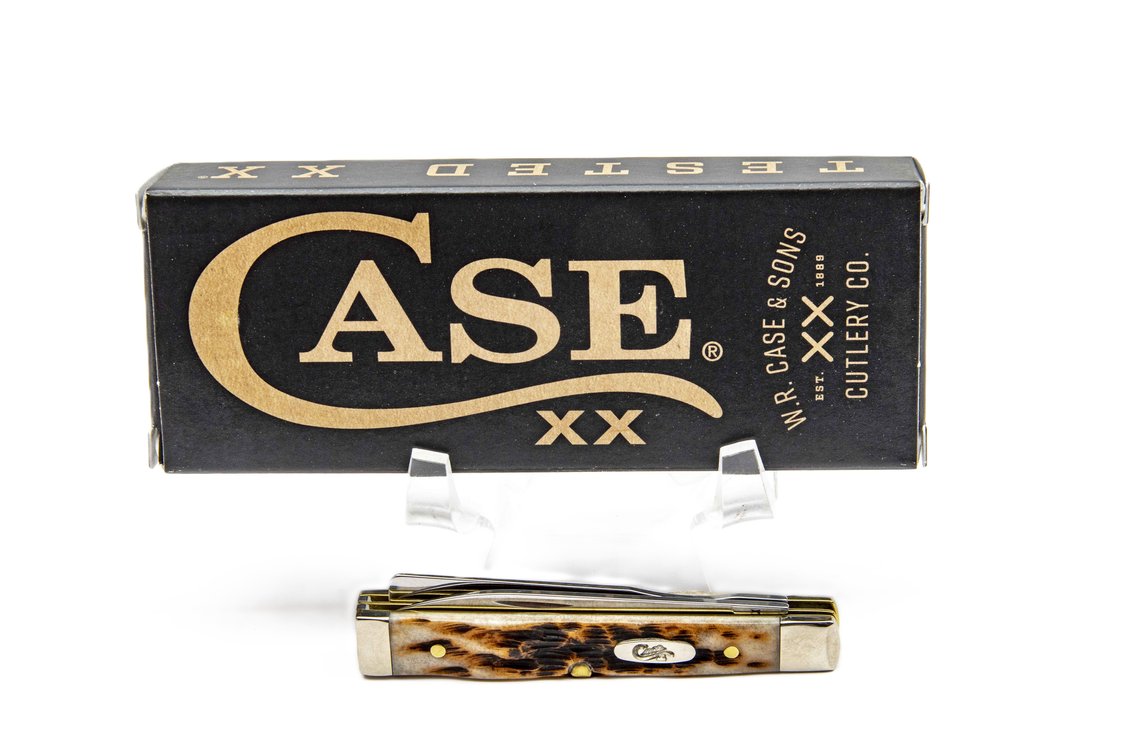 Case XX 6827SP SS Amber Bone Baby Doc Knife