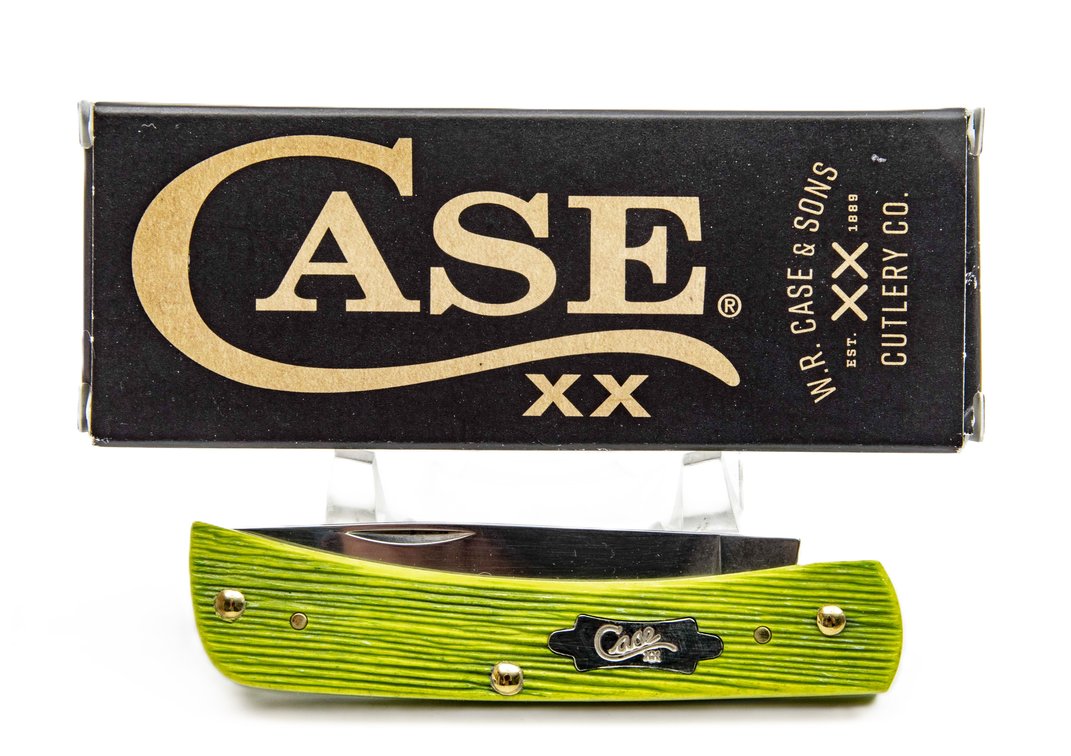 Case XX 6137 SS Green Bone Sod Buster Jr Knife