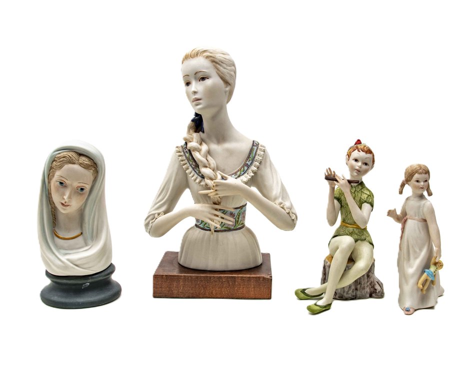 Cybis Figurines & Busts: Guinevere, Peter Pan & ..
