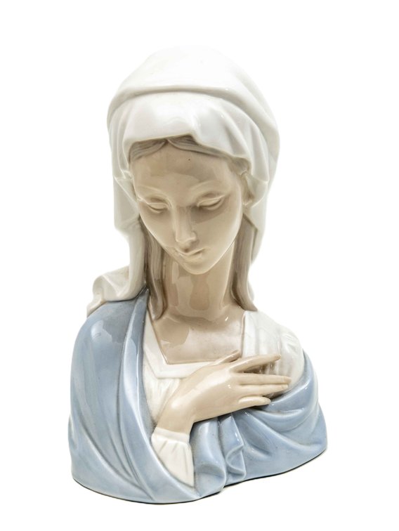 Lladro 'Madonna Head Bust' Sculpture