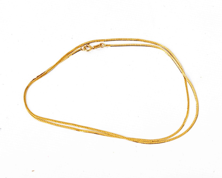 18" 14K Y. Gold Chain-1.6 G