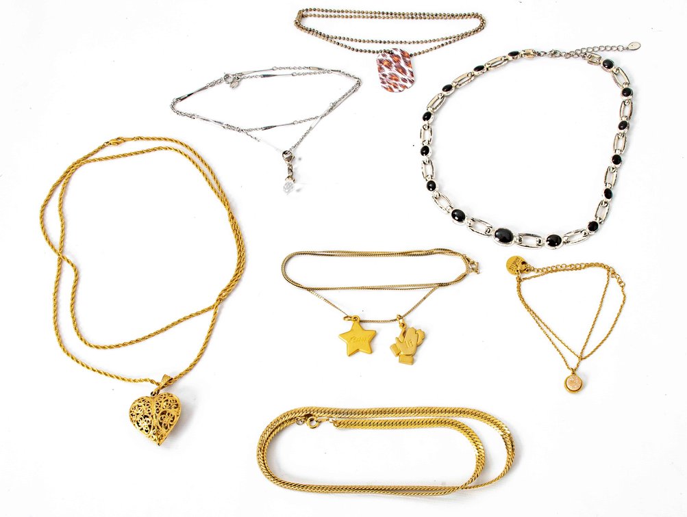 Seven Fashion Necklaces- Laura Vann,Citation, Avon
