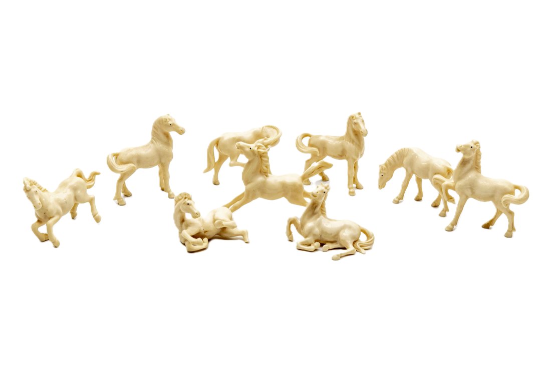 Vintage Plastic Toy Horses