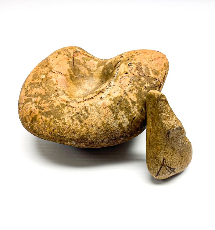 Authentic Native American Mortar and Pestle