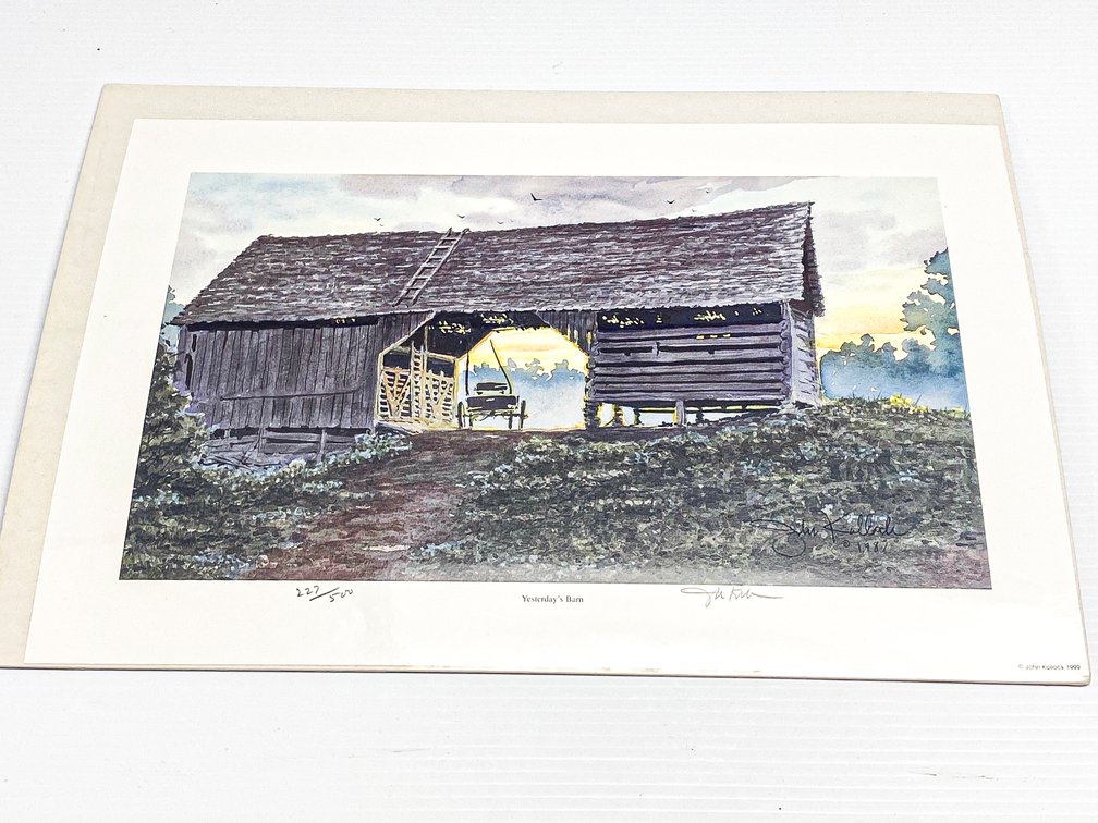 John Kollock Print – ‘Yesterday’s Barn’