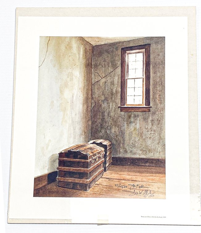 John Kollock Print, ‘Treasure Chests’