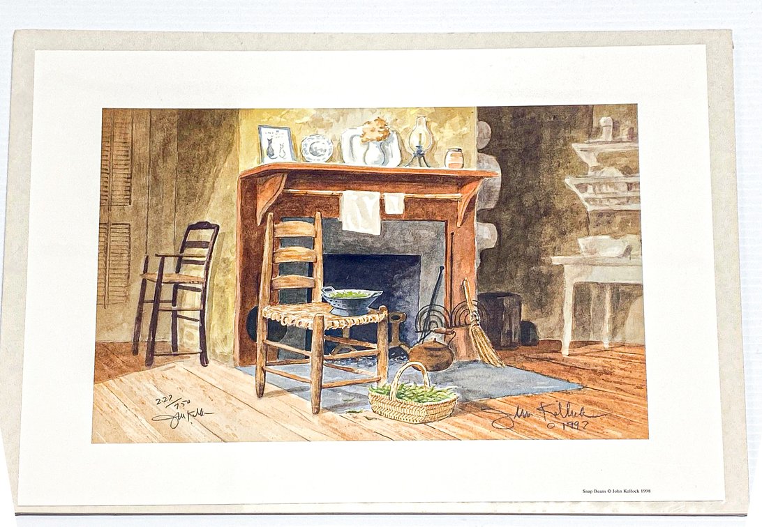 John Kollock Print ‘Snap Beans’
