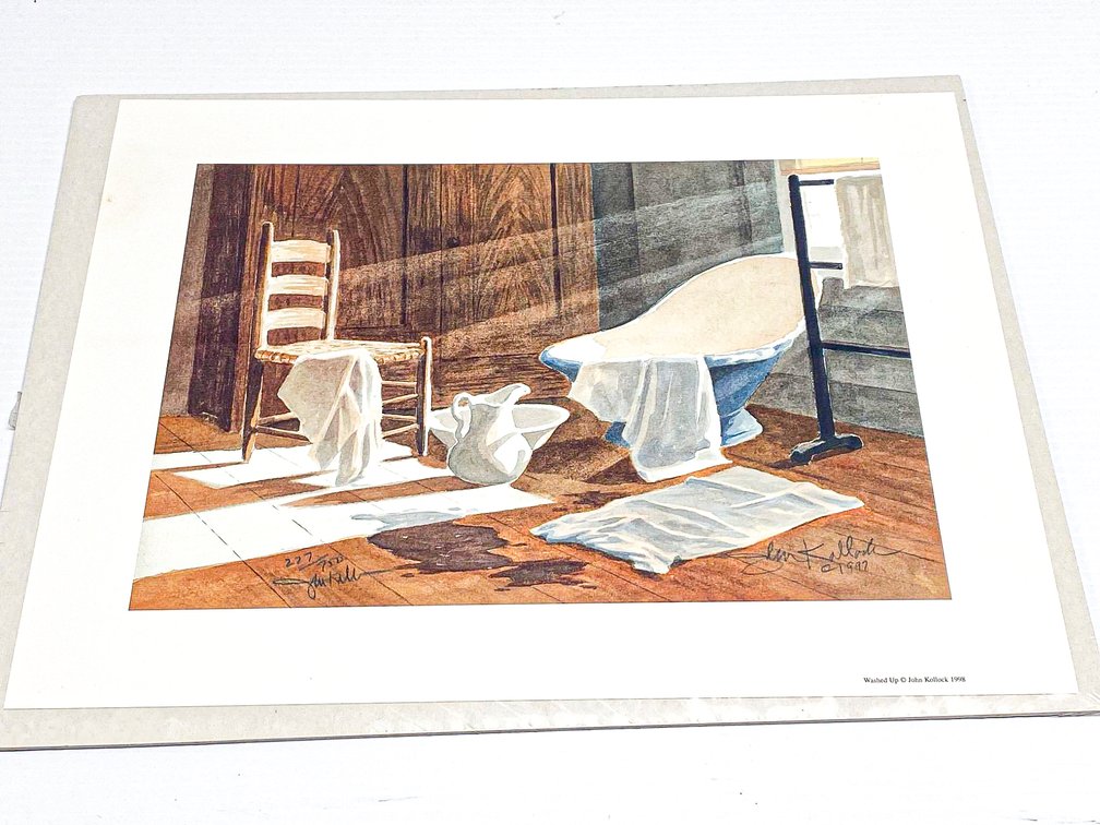 John Kollock Print ‘Washed Up’