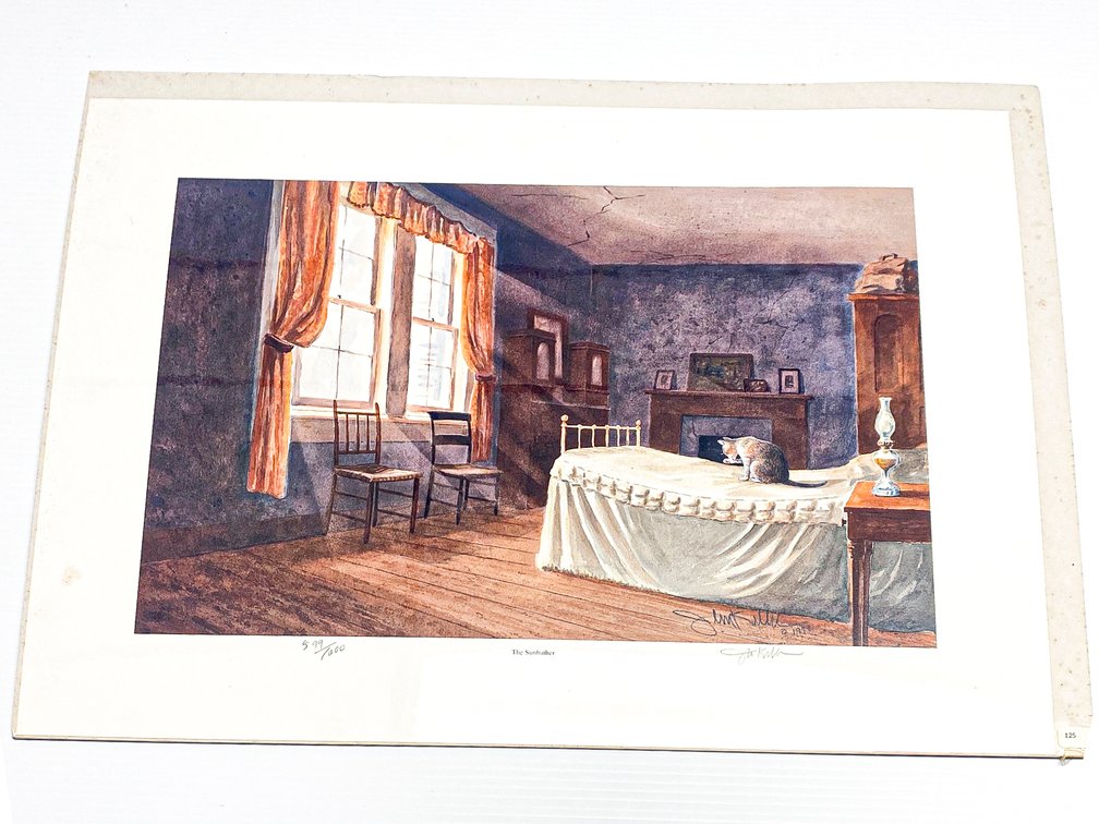 John Kollock Print ‘The Sun Bather’