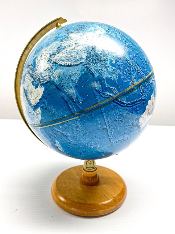 Replogle 9-Inch Satellite Visions Globe with Wood Base