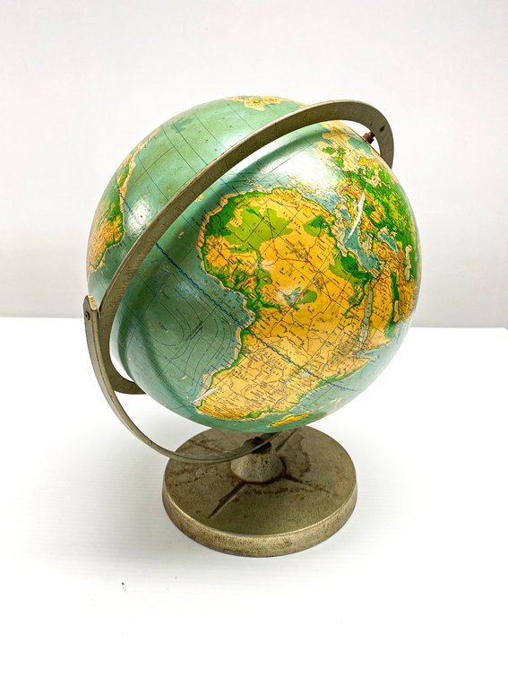 Cartocraft 12-Inch Physical Political Globe By Denoyer-Geppert Co. 