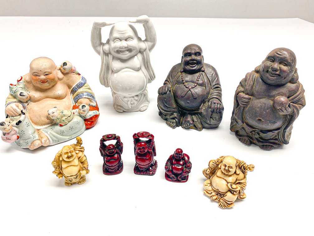 9 Buddha Figures 