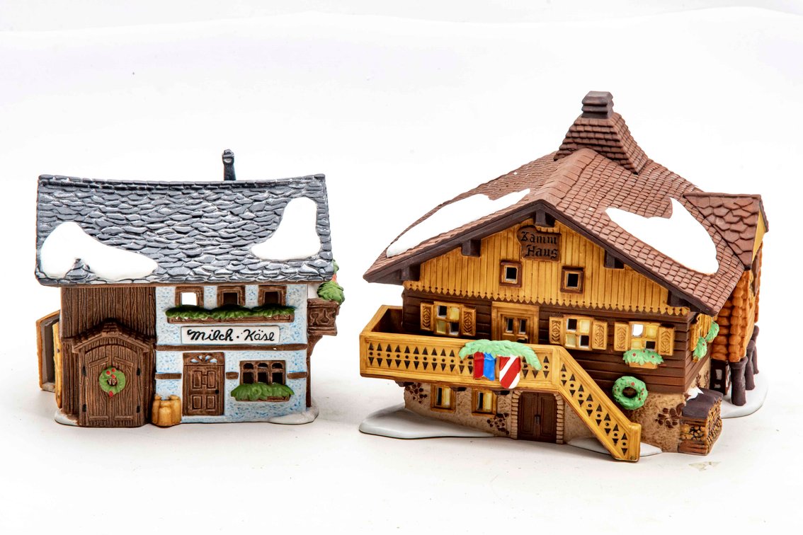 Two- Dept. 56- Alpine Village Series- IOP