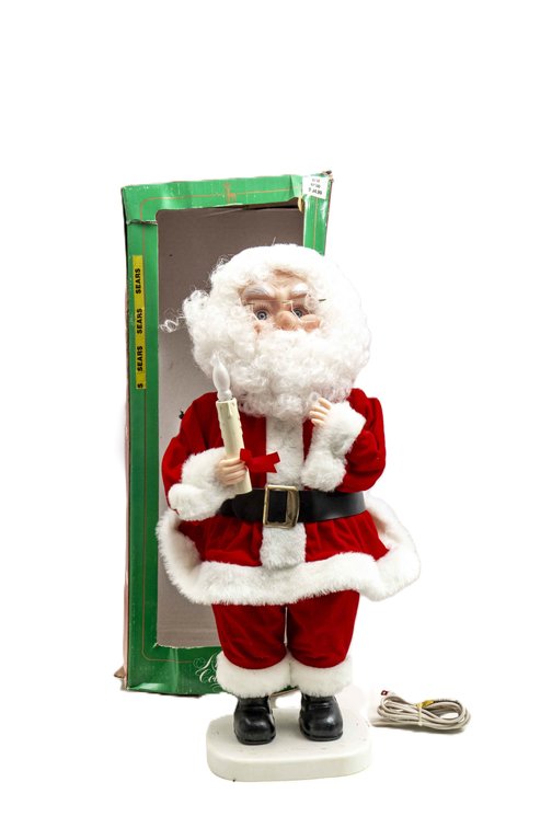 Animated & Illuminated 24" Santa- Santa's Best