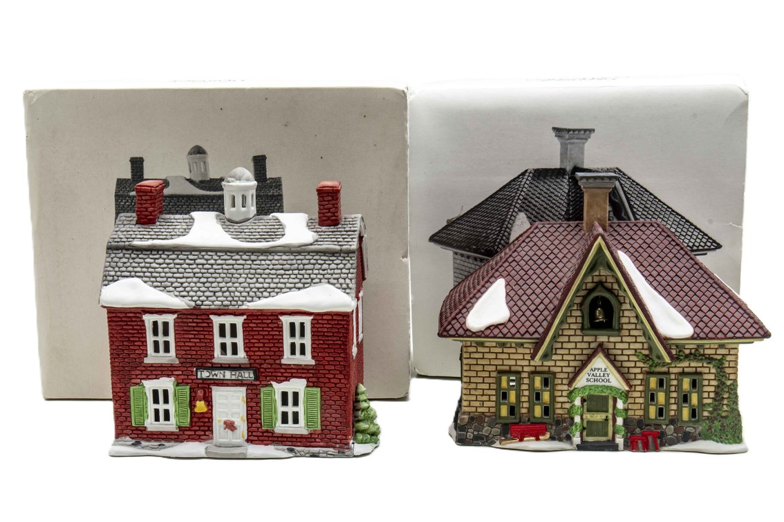 Two- New England Village Buildings- Dept. 56