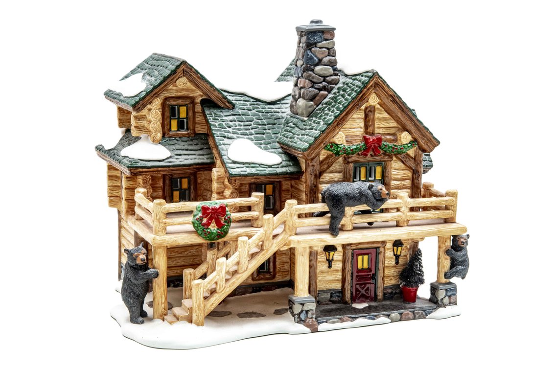 L.E. Dept. 56 Snow Village- Jonathan the Bear