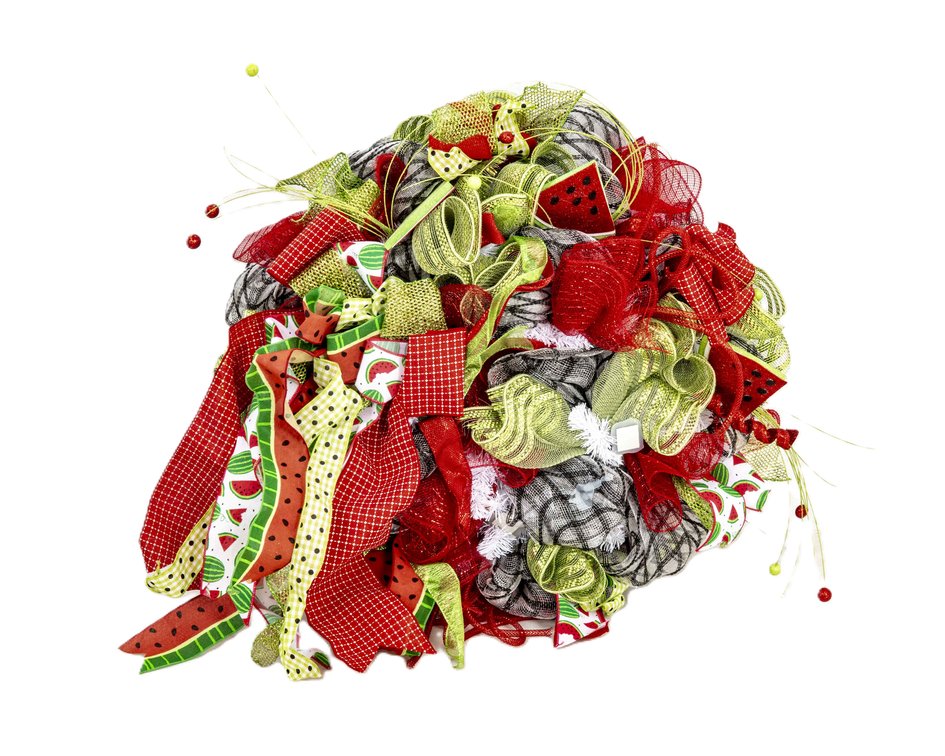 24" Watermelon Door Wreath with Box