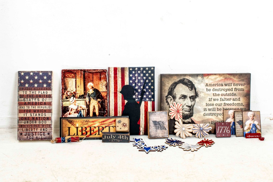 Inspiring American Quotes, Hand Crafted Art, Signs