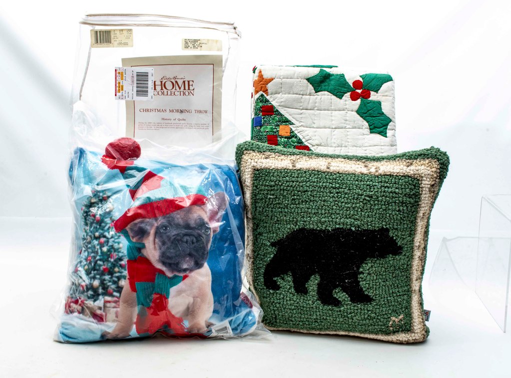 Eddie Bauer Christmas Throw Quilt & More
