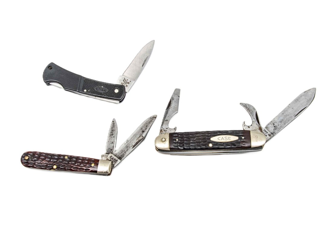 Three Case Knives- Camper, Lockback & More