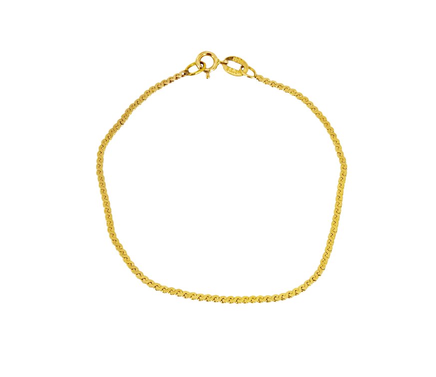 14K Yellow Gold Bracelet- 1.2 G