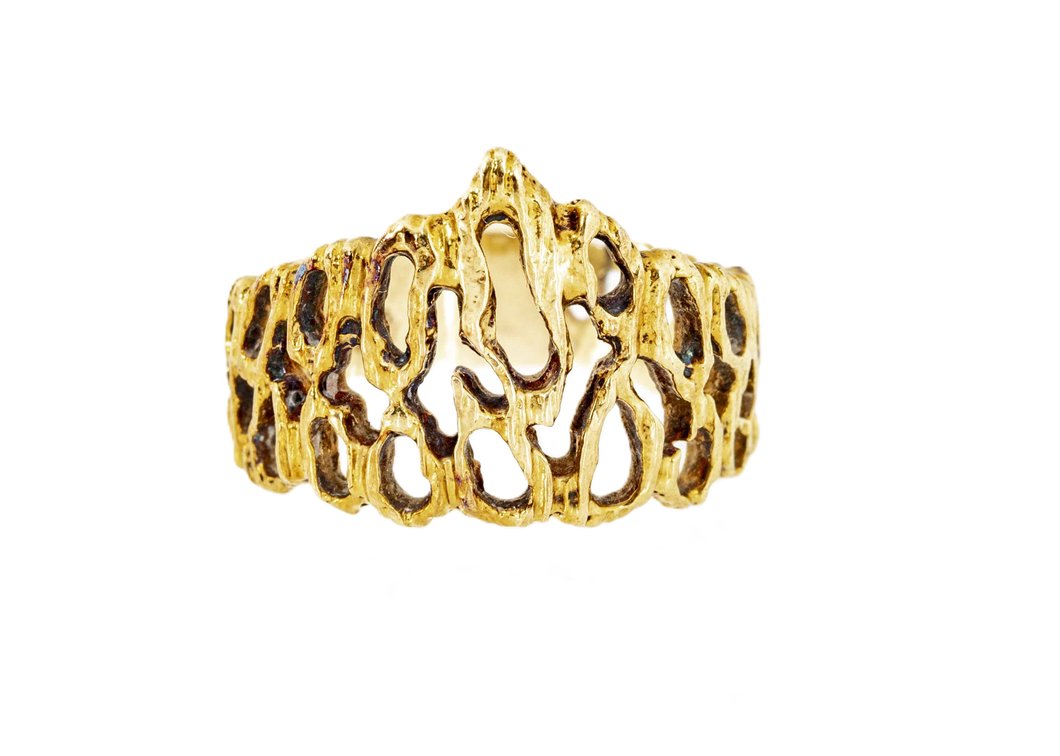 14K Yellow Gold Ring- 4.5 G