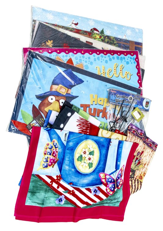 Briarwood Lane mats, Garden Flags & Metal Holders